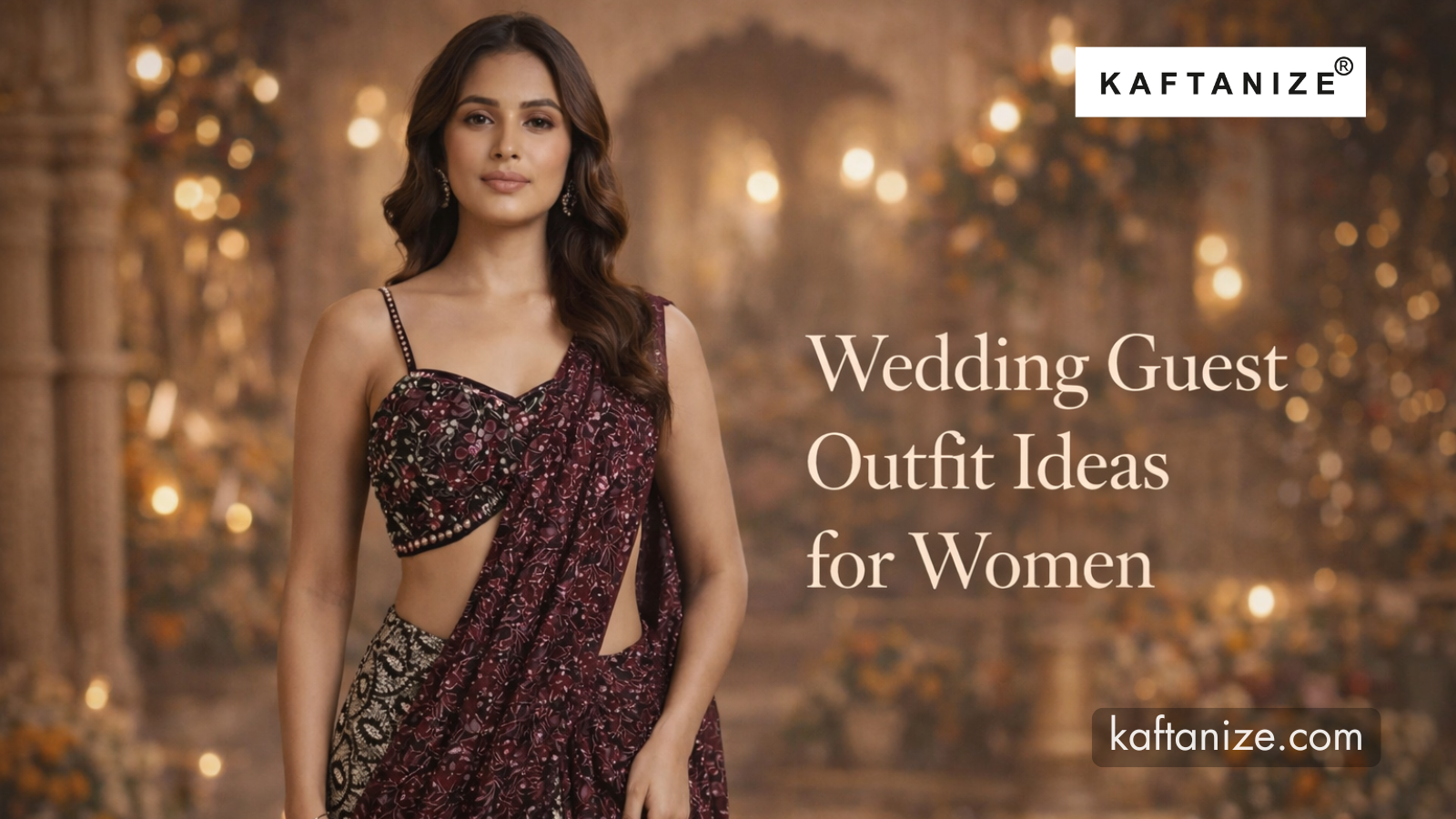 Wedding Guest Outfit Ideas for Women | Indian Wedding Style Guide Kaftanize Wedding Guest Outfit Ideas for Women | Indian Wedding Style Guide Kaftanize