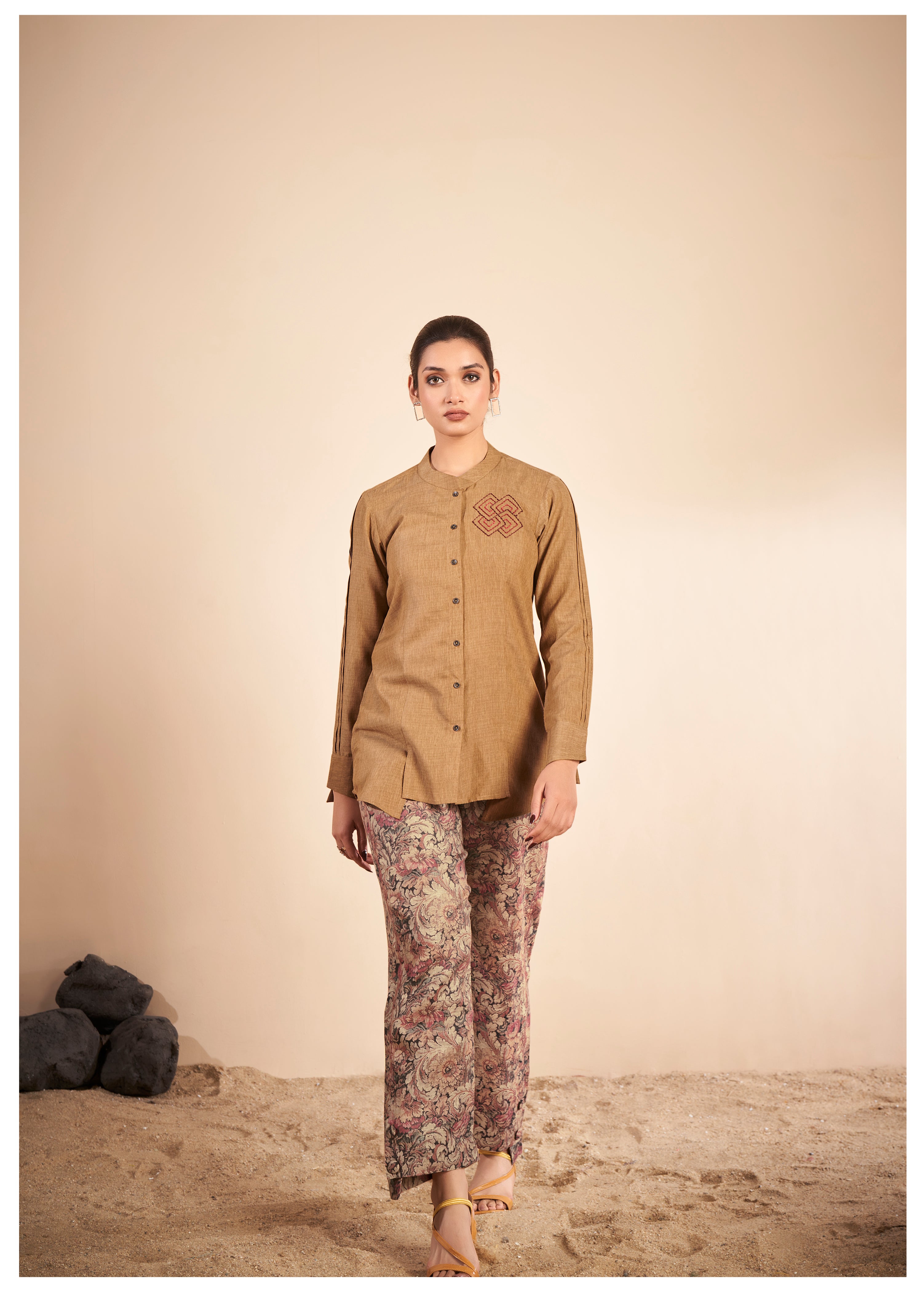 Kaze Linen Coordinated Set