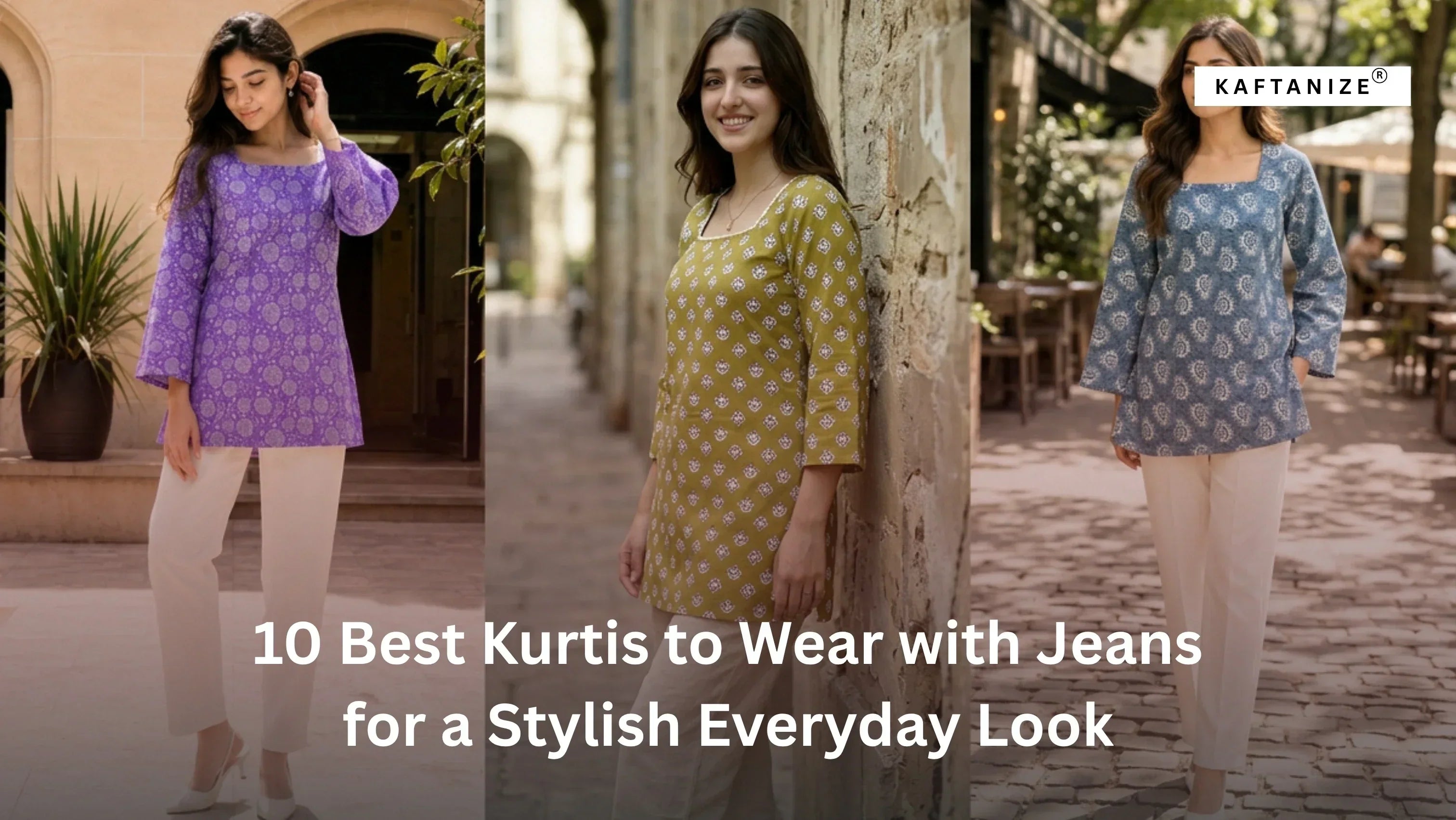 kurtis with jeans combination