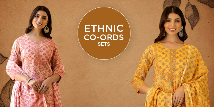 Elevate Your Wardrobe with Ethnic Co-ord Sets for Women