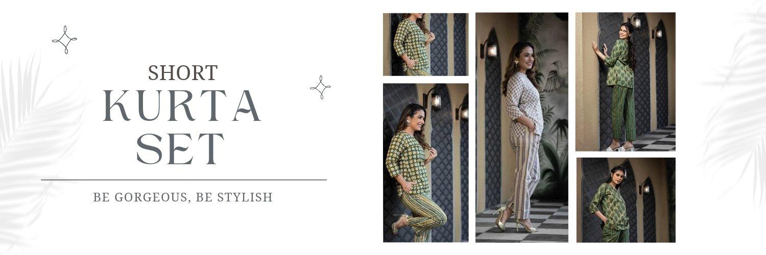 Short Kurta Set - Kaftanize