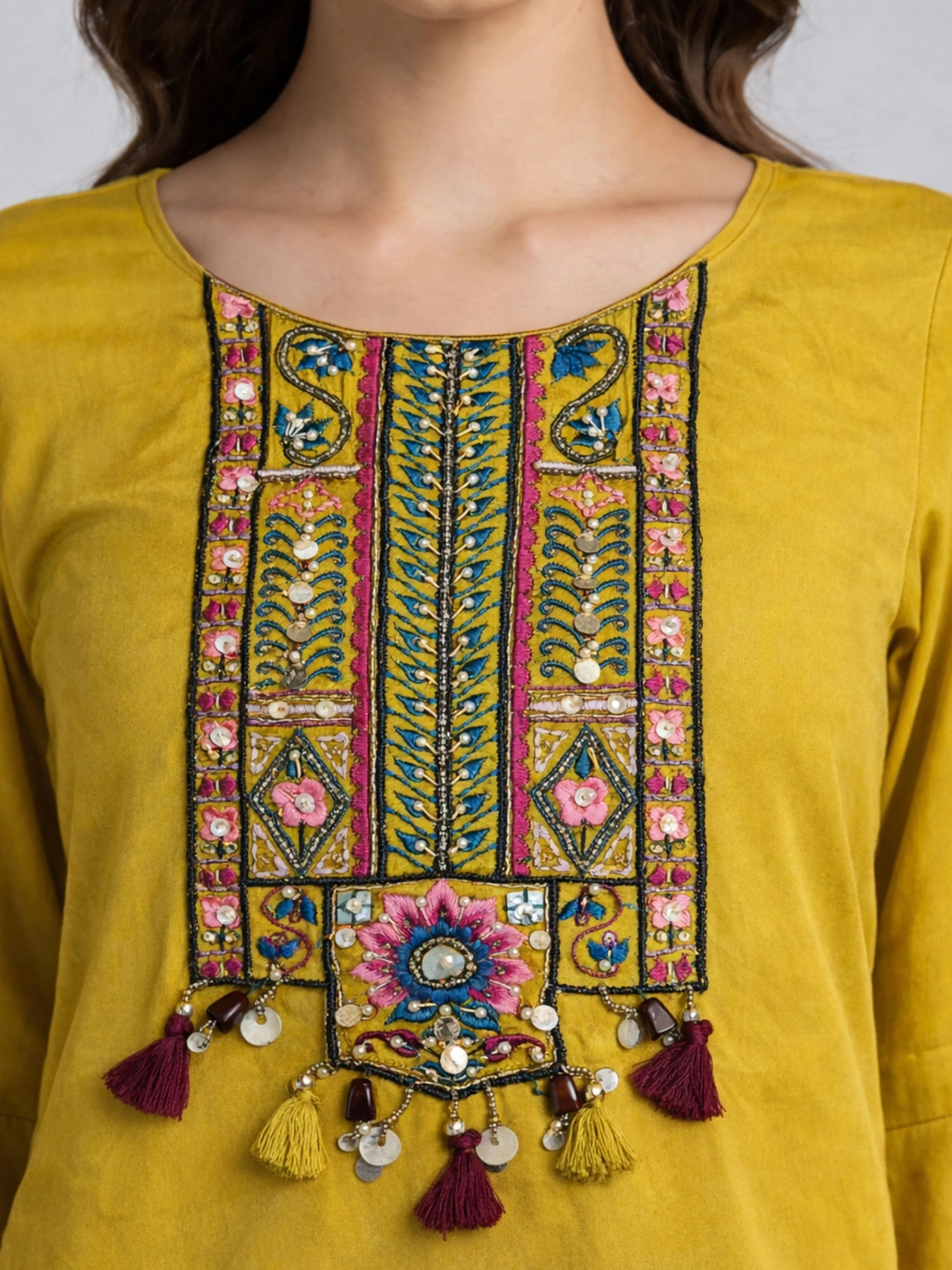 Yellow Kurta for Women