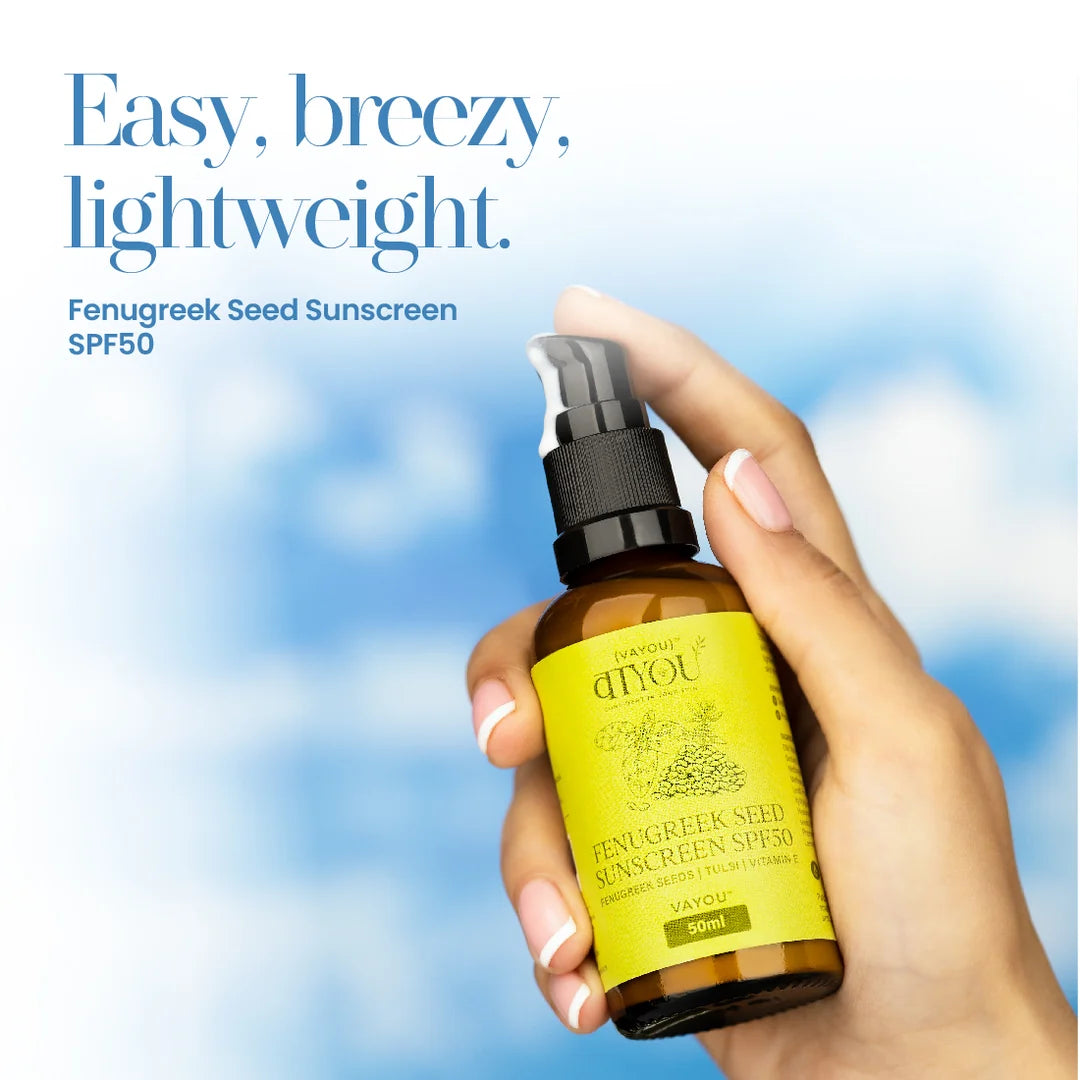 VaYou Fenugreek Seed Sunscreen SPF 50