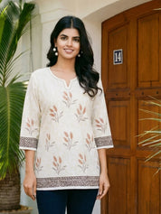 Hand Block Printed Cotton Kurti