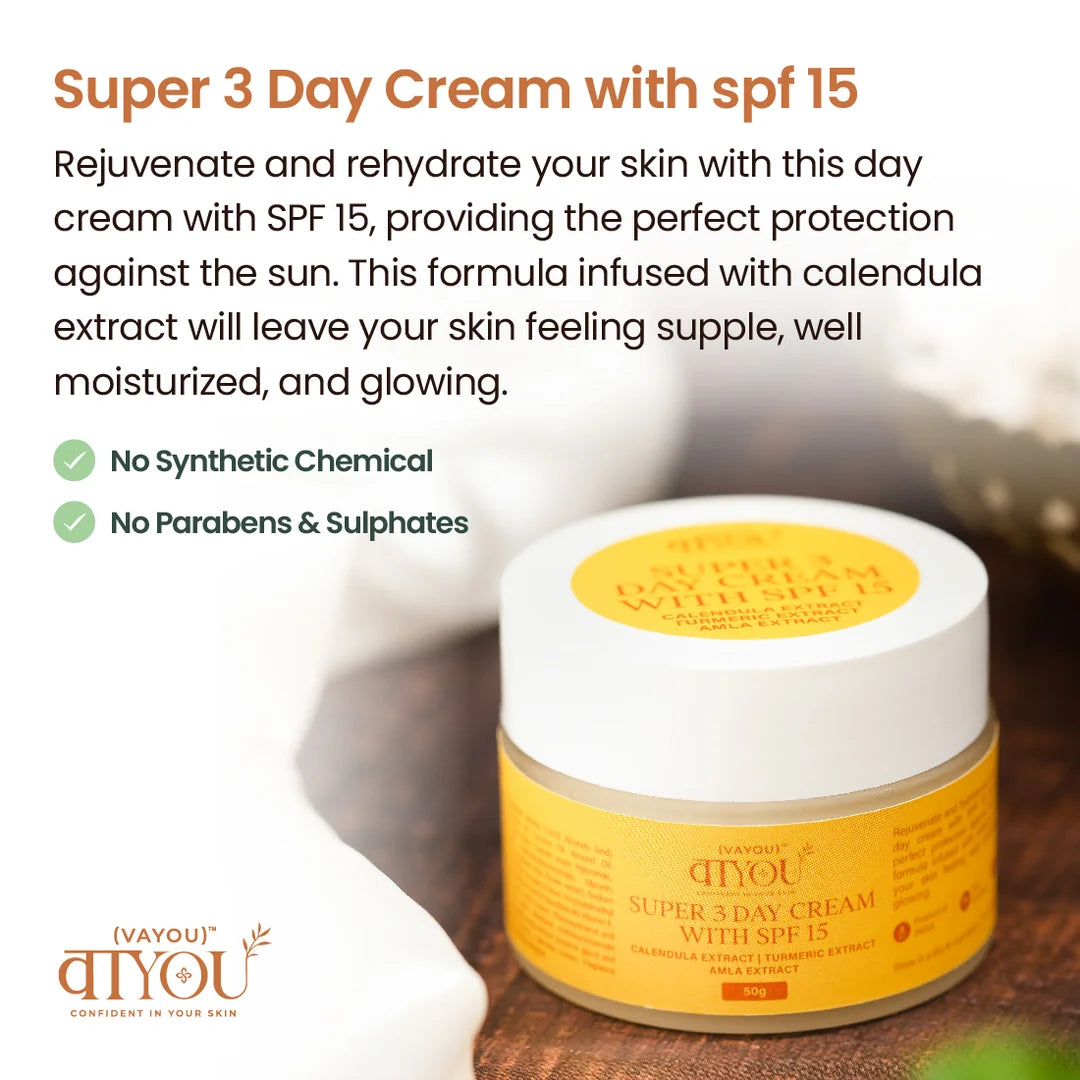 VaYou Super 3 Day Cream SPF 15