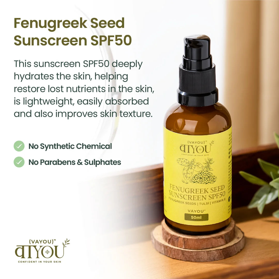 VaYou Fenugreek Seed Sunscreen SPF 50