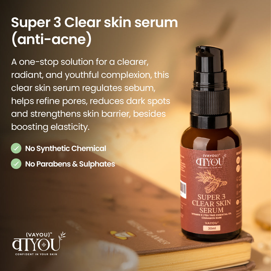 VaYou Super 3 Anti-Acne Clear Skin Serum