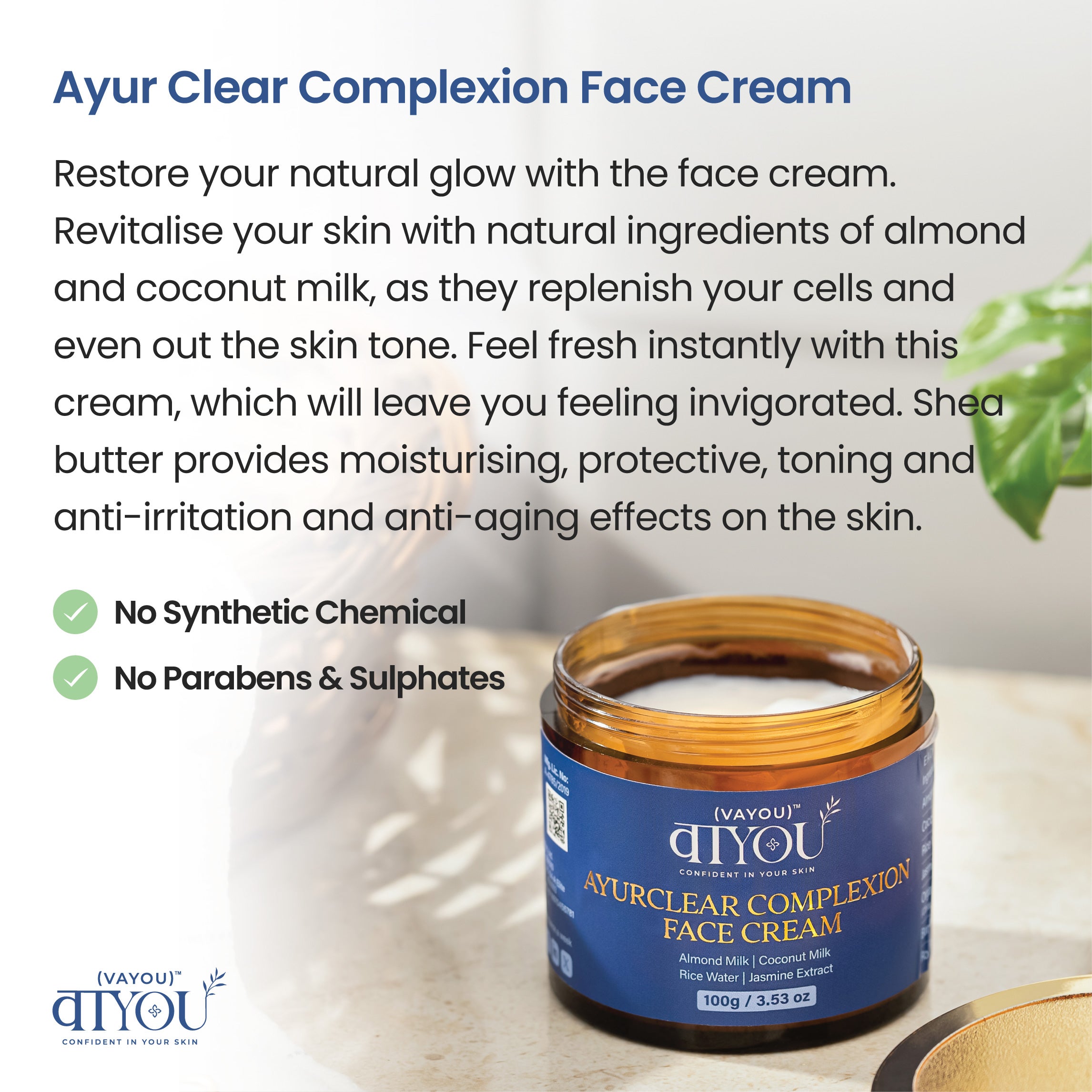 VaYou Ayur Clear Complexion Face Cream
