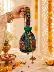 Bagology Multicolor Raja Rani Potli