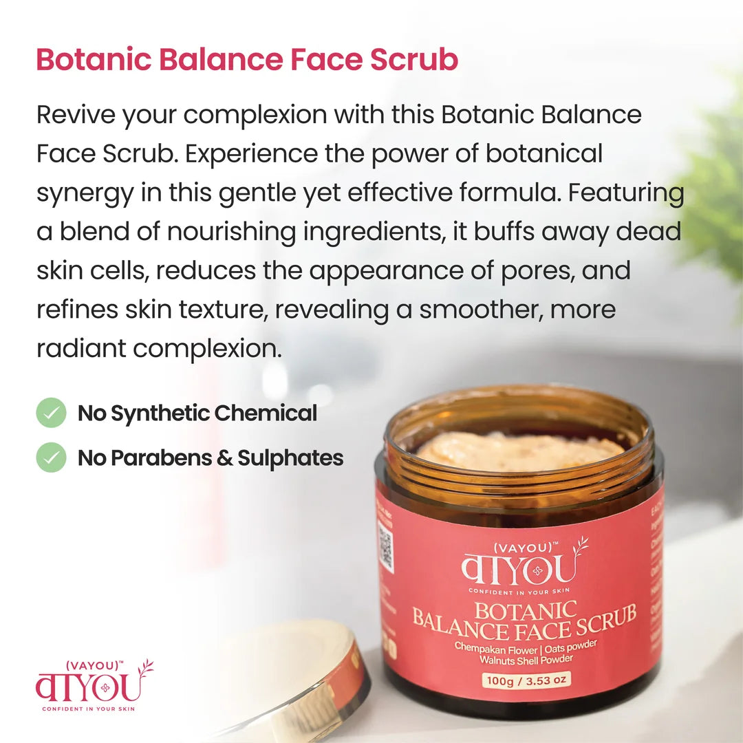 VaYou Botanic Balance Face Scrub