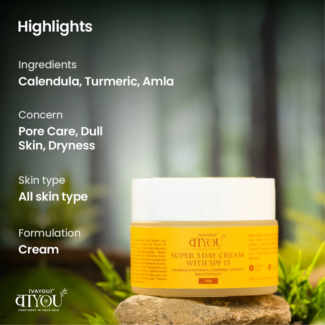 VaYou Super 3 Day Cream SPF 15