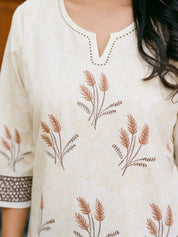 Hand Block Printed Cotton Kurti
