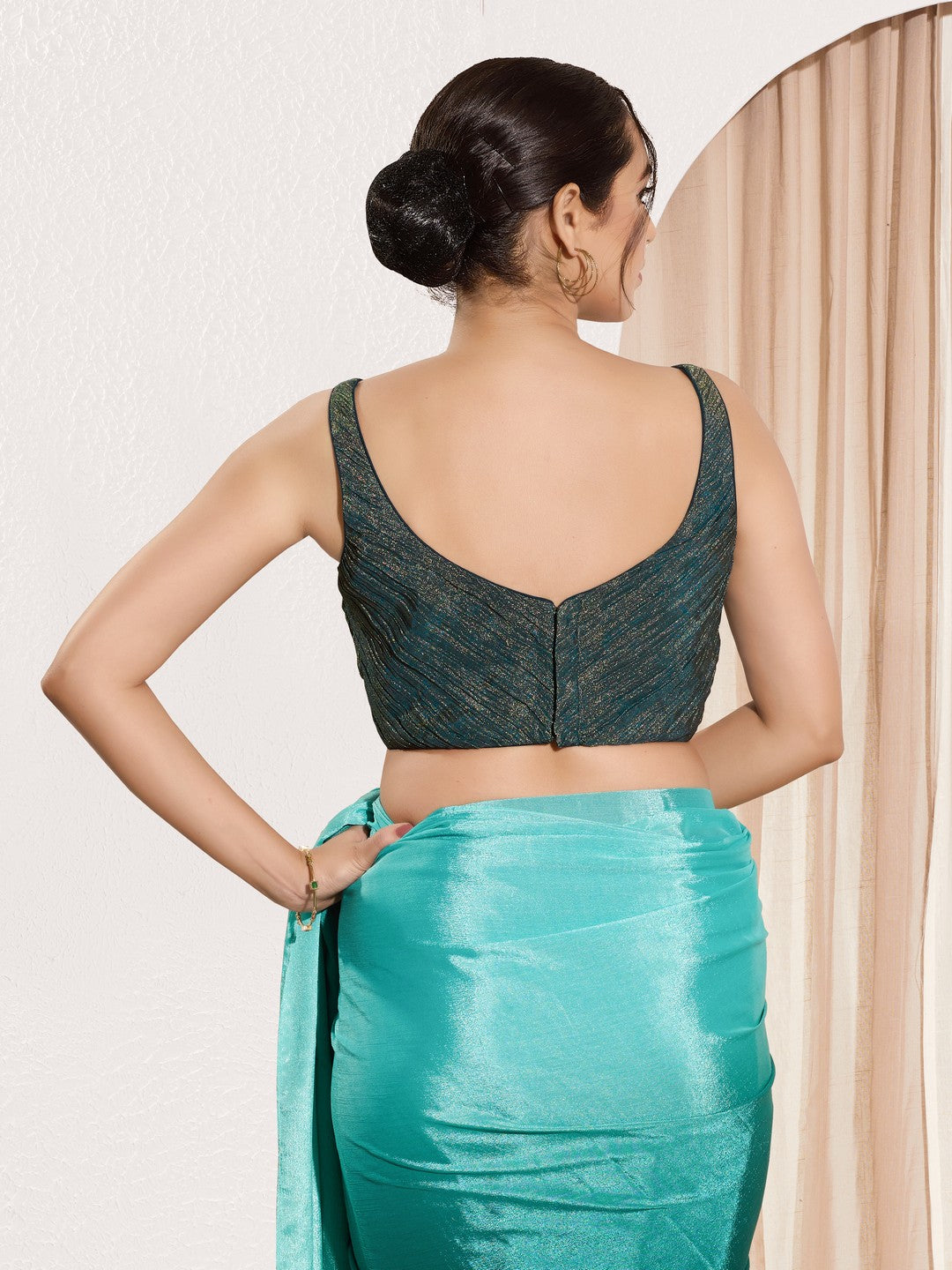 Designer Crush Tissue V Neck Blouse