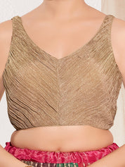 Designer Crush Tissue V Neck Blouse