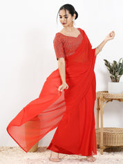 Red Pujo Special Blouse