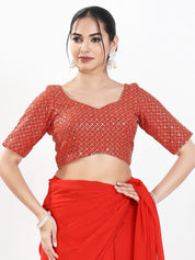 Red Pujo Special Blouse