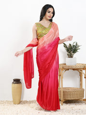 Abhla Work V Neck Sleeveless Navratri Blouse