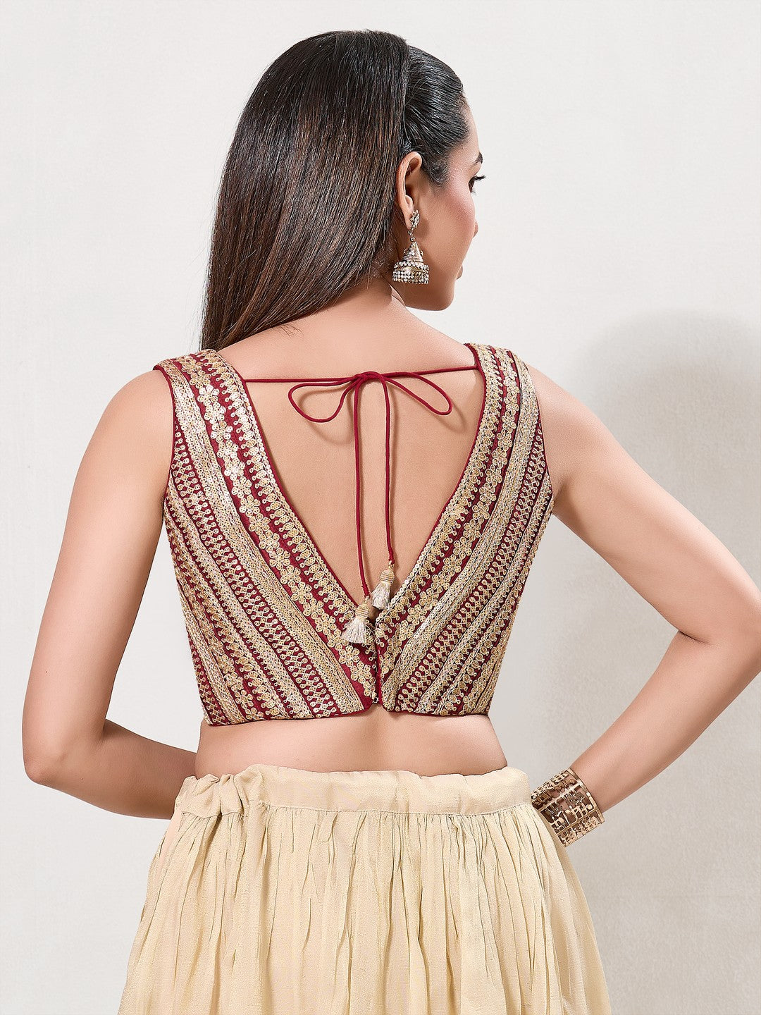 Designer Lace Zari Blouse