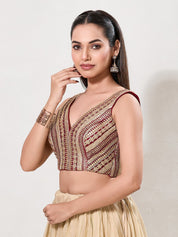 Designer Lace Zari Blouse
