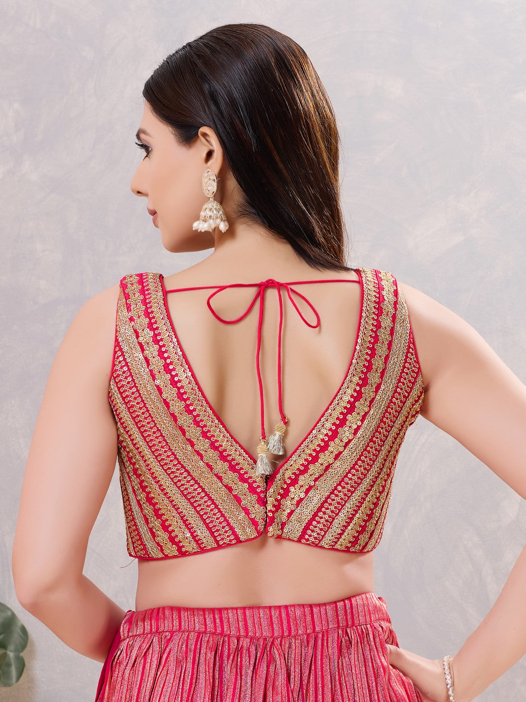 Designer Lace Zari Blouse
