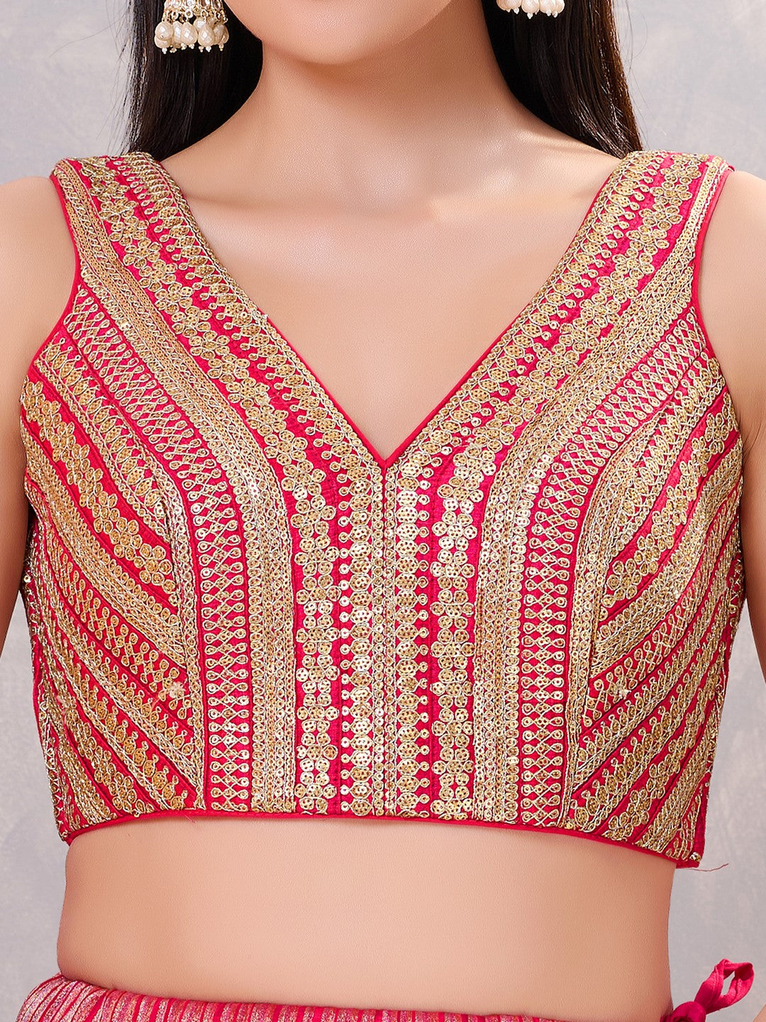 Designer Lace Zari Blouse