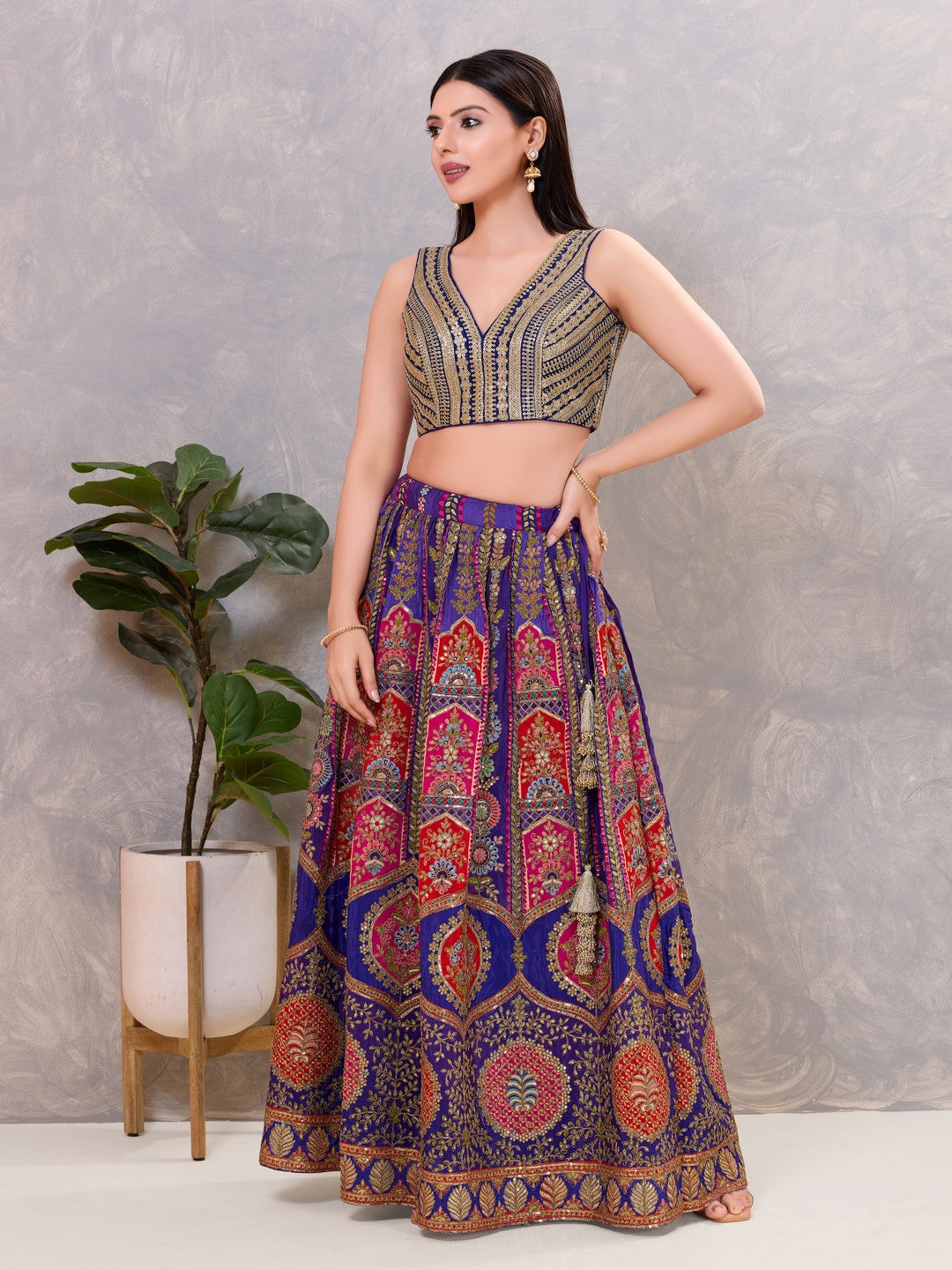 Designer Lace Zari Blouse