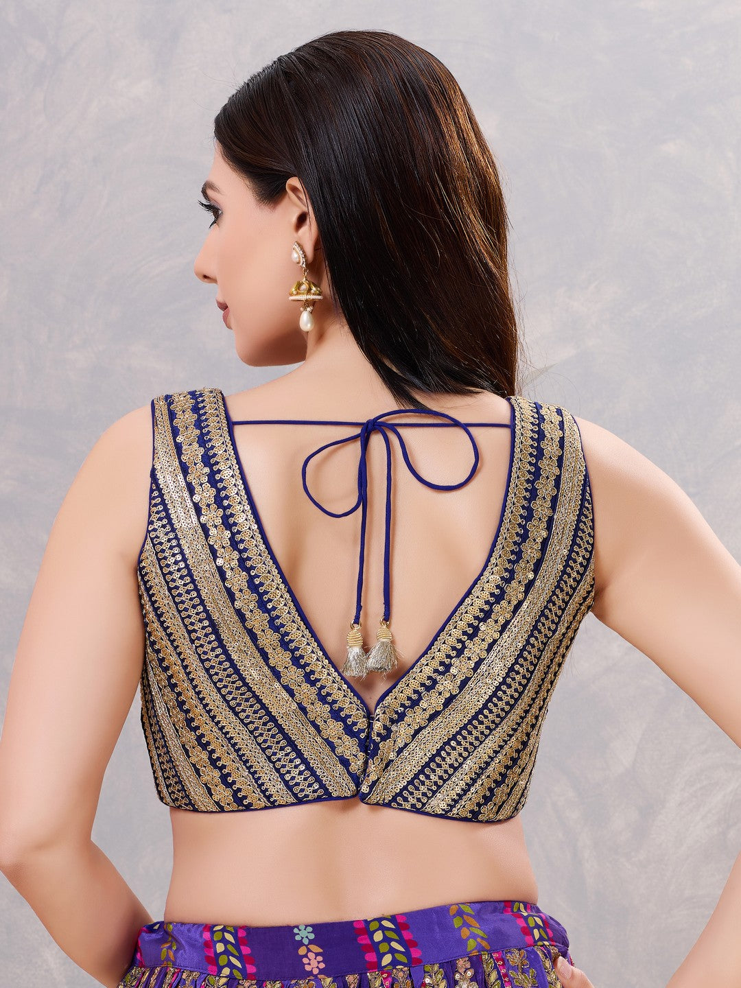 Designer Lace Zari Blouse
