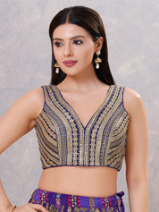 Designer Lace Zari Blouse