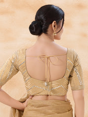 Gold Zari Abhla Blouse