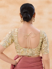 Gold Cut-Dana Embroidered Blouse