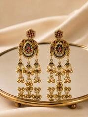 Venyora BHAGI Gold-Plated Drop Earrings