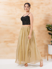 Cutwork Embroidered Katori Cut Corset