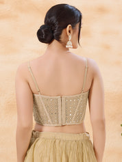 Cutwork Embroidered Katori Cut Corset