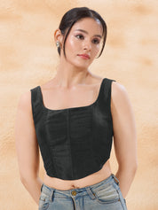 Vamas Mulbury Silk Round Neck Corset