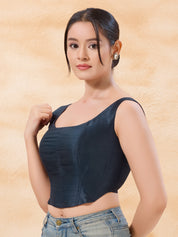 Vamas Mulbury Silk Round Neck Corset