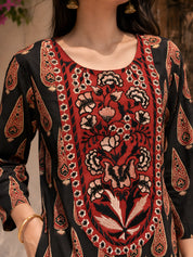 Red printed co ord set for women casual fashion outfit