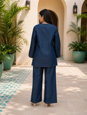 Denim Blue Chambray Co-ord Set