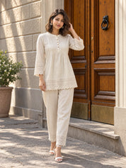 Sufiyana Kurta Cotton Flex Co-Ord Set