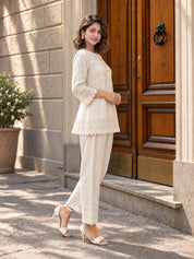 Sufiyana Kurta Cotton Flex Co-Ord Set