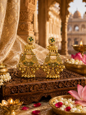 Venyora HASTI Gold-Plated Drop Earrings