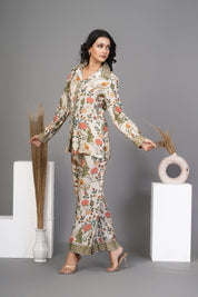 Multi Color Floral Printed Co-ord Set