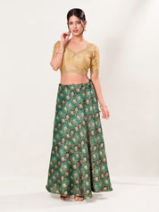 Paan Neckline Embroidery Festive Blouse