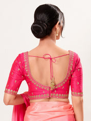 Paan Neckline Embroidery Festive Blouse