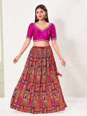Paan Neckline Embroidery Festive Blouse