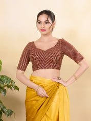 Wedding Wear Sequence Embroidery Heavy Work Blouse