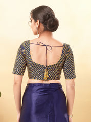 Wedding Wear Sequence Embroidery Heavy Work Blouse