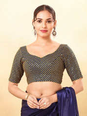 Wedding Wear Sequence Embroidery Heavy Work Blouse