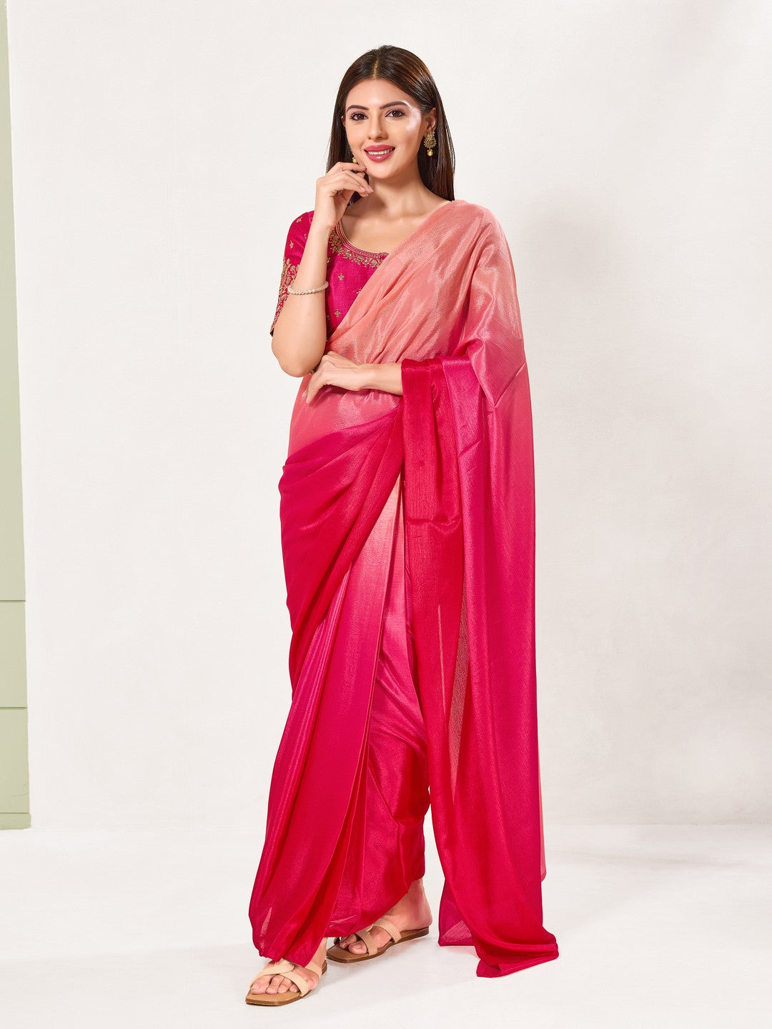 Designer Embroidered Sleeve With Neckline Wedding Special Blouse
