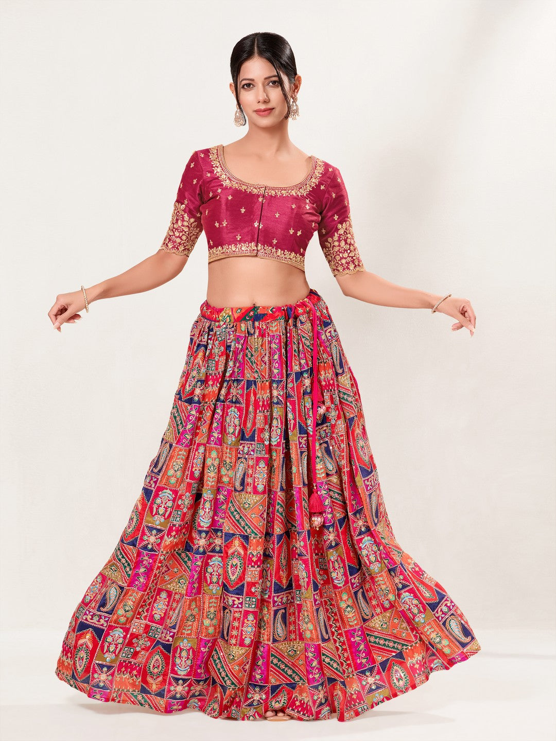 Designer Embroidered Sleeve With Neckline Wedding Special Blouse