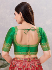Delicate Embroidered Sleeves And Neckline Blouse
